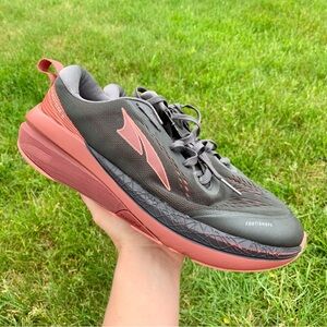 Altra Paradigm 5 Womens 10 Shoes Road Running 5mm Footshape GuideRail Gray Pink